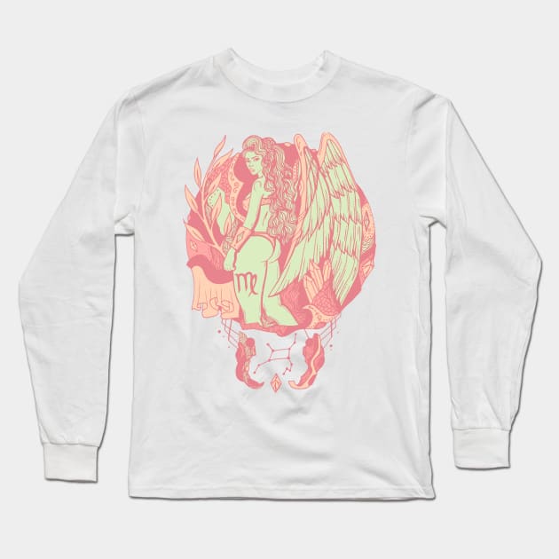 Lpink Virgo Beauty Long Sleeve T-Shirt by kenallouis